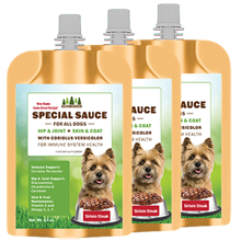 Special Sauce (formerly known as Super Sauce) For Dogs - 3 Pouches @ 3.5 oz. each (Total 10.5 oz)